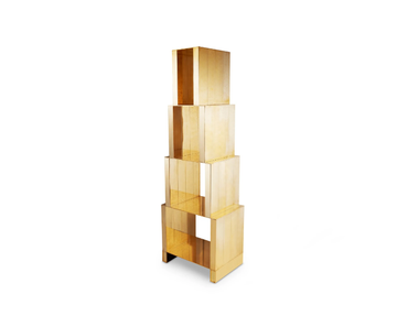 MASS - Open brass bookcase by Tom Dixon - view 3